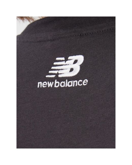 New Balance Gray T-Shirt Wt23503 Oversize