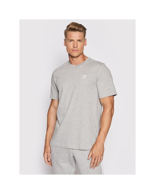 Adidas T-Shirt Essential Tee Gn3414 Standard Fit in Gray für Herren