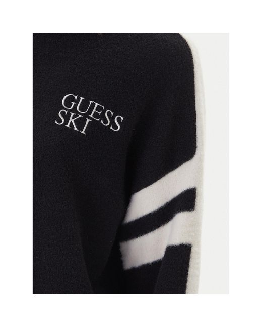 Guess Black Rollkragenpullover W5Br78 Z4242 Relaxed Fit