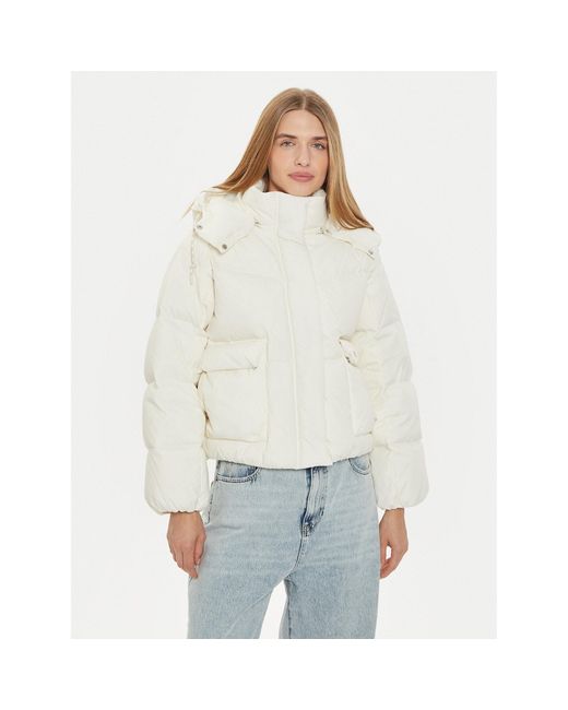 Levi's White Daunenjacke Western Bubble A8527-0001 Regular Fit