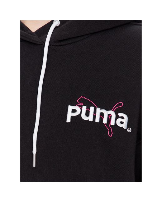 PUMA Black Sweatshirt Teama 538378 Regular Fit