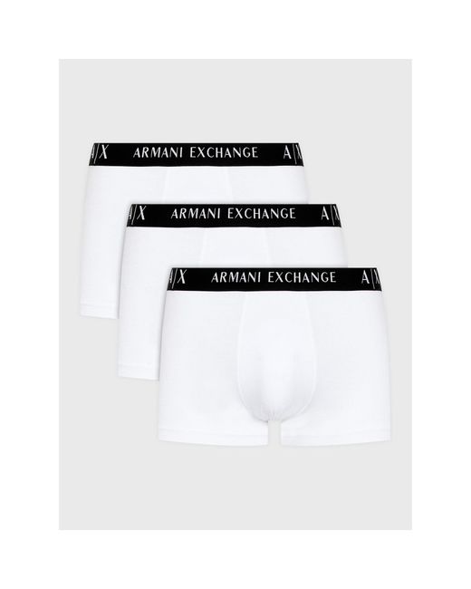 Armani Exchange 3Er-Set Boxershorts 957028 Cc282 48310 Weiß in White für Herren