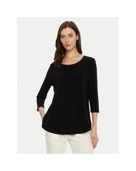 Joseph Ribkoff Black Bluse 183171Nos Regular Fit