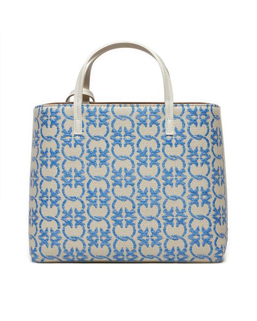 Pinko Blue Handtasche Carrie Shopper Classic Pe 24 Pltt 102833 A1Ku