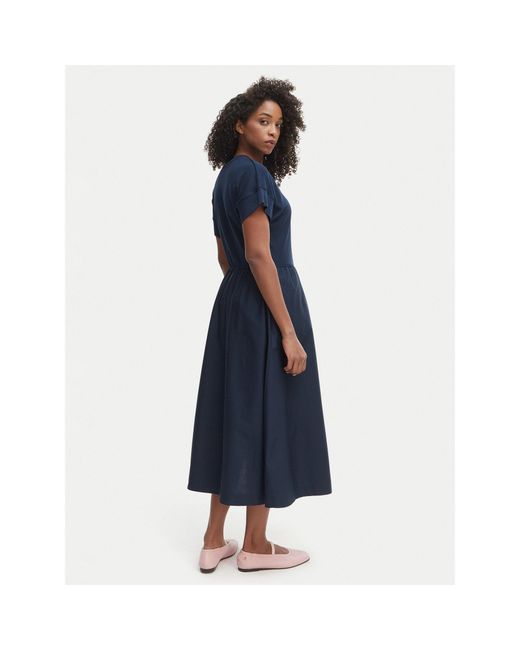 Tommy Hilfiger Blue Kleid Für Den Alltag Ww0Ww51148 Regular Fit