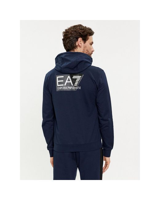 EA7 Sweatshirt 3Dpm53 Pj05Z 1554 Regular Fit in Blue für Herren