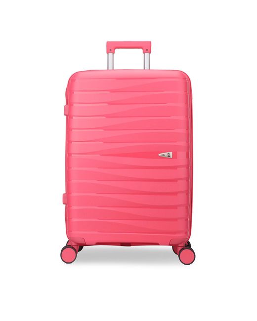 Semi Line Pink Mittlerer Koffer T5909-3