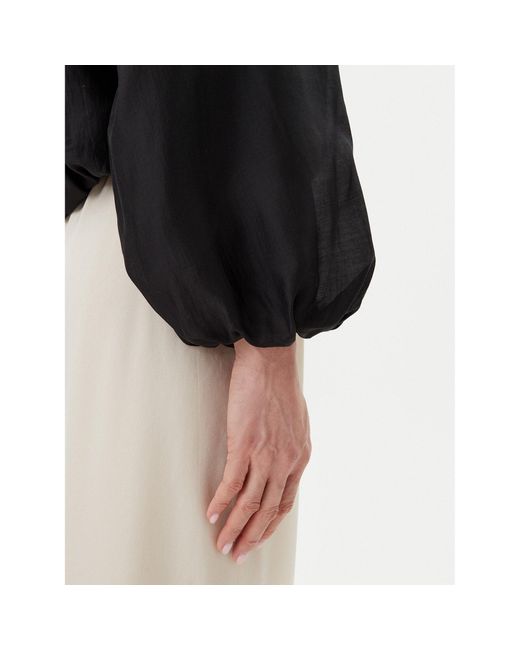 ELEH Black Bluse Ess250056 Regular Fit