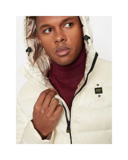Blauer Daunenjacke 24Wbluc03023 Regular Fit in White für Herren