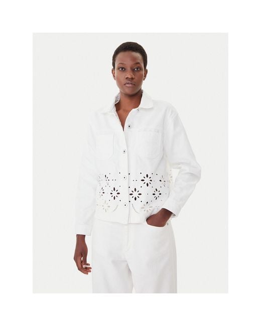 Morgan White Jeansjacke 252-Vbrad Regular Fit