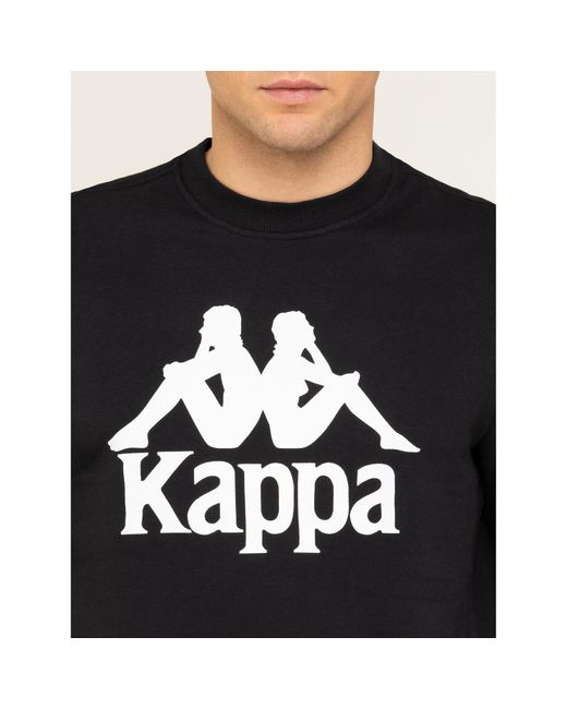 Kappa Sweatshirt 703797 Regular Fit in Black für Herren