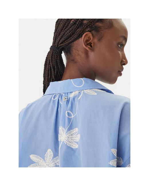 Lola Casademunt Blue Hemd Ls2615089 Relaxed Fit