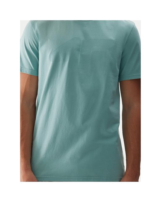 4F T-Shirt Wss24Ttshm1155 Grün Regular Fit in Green für Herren