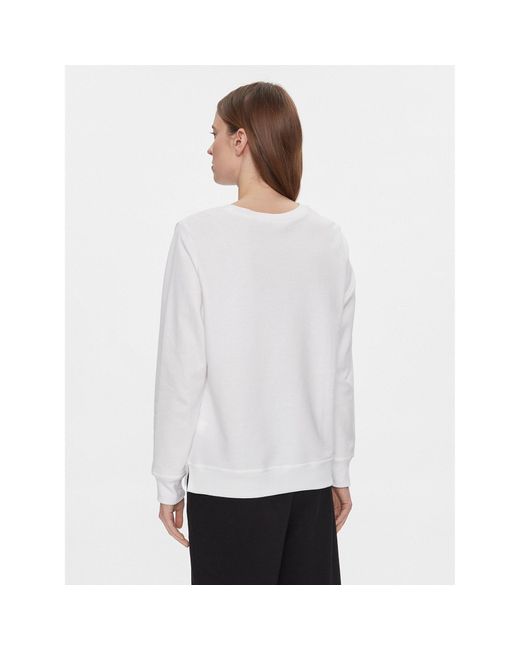 Gap White Sweatshirt 873575-04 Weiß Regular Fit