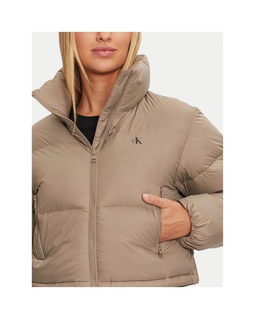 Calvin Klein Natural Daunenjacke J20J223577 Relaxed Fit