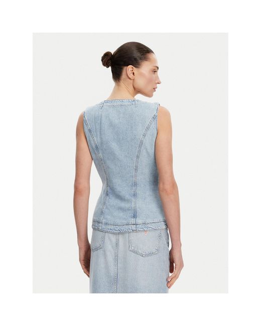 Guess Blue Weste W5Gn89 D5B96 Regular Fit