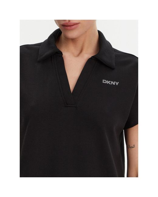 DKNY Black Kleid Für Den Alltag Dp5D4890 Regular Fit