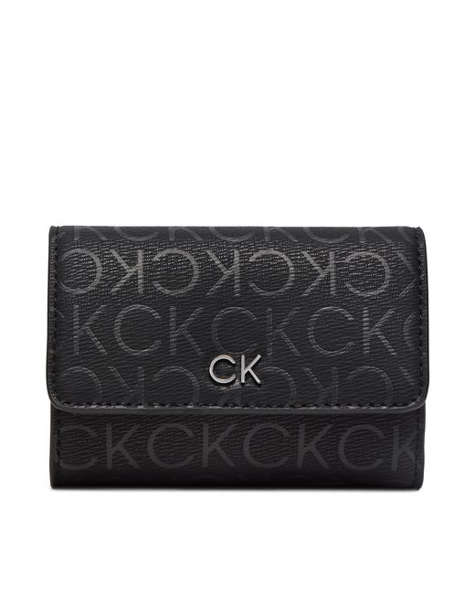 Calvin Klein Black Kleine Damen Geldbörse Ck Daily Small Trifold Epi Mn K60K612637