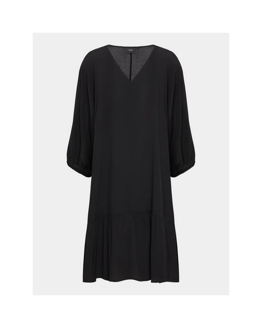Zizzi Black Kleid Für Den Alltag V00057I Regular Fit