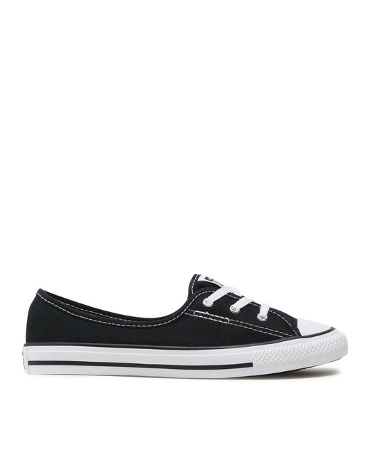 Converse Black Sneakers Aus Stoff Ctas Bellet Lace Slip 566775C
