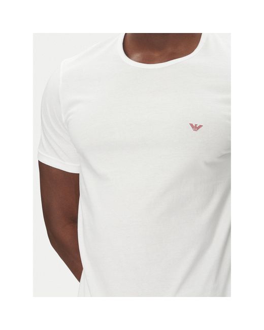 Emporio Armani 2Er-Set T-Shirts Em000391 Af10800 Mc079 Regular Fit in White für Herren