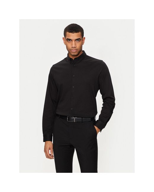 Calvin Klein Hemd K10K113339 Slim Fit in Black für Herren