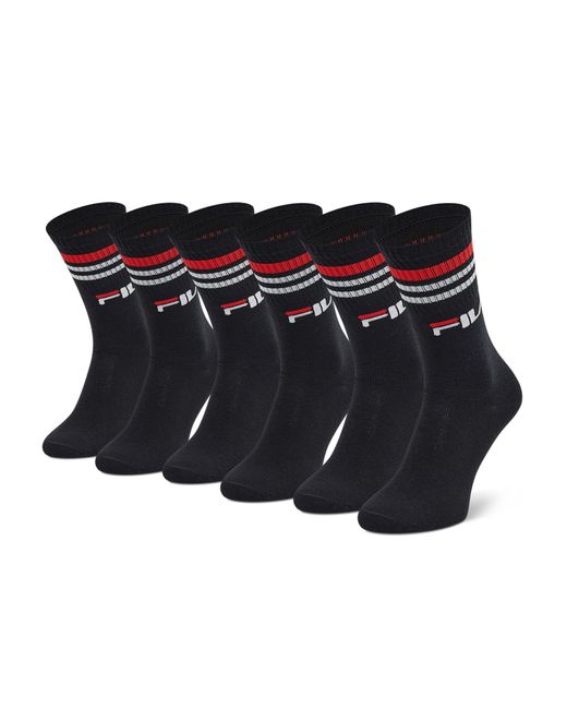 Fila Black 3Er-Set Hohe -Socken Calze F9090