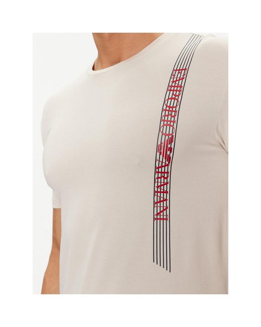 Emporio Armani T-Shirt 111971 4R525 03155 Slim Fit in White für Herren