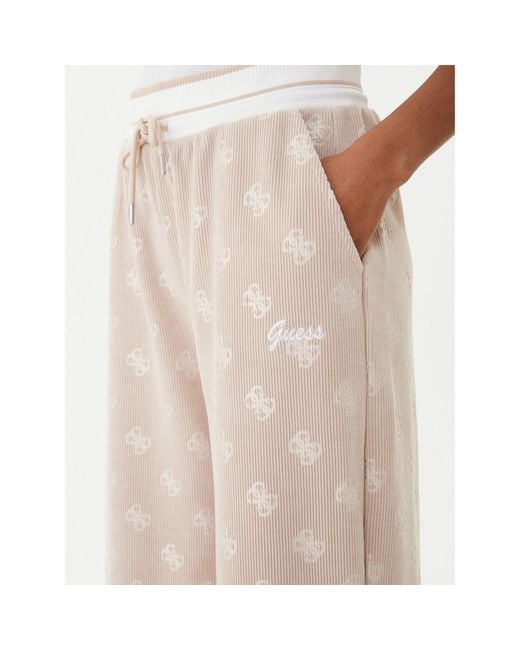 Guess Natural Jogginghose V5Bb00 K1902 Wide Leg