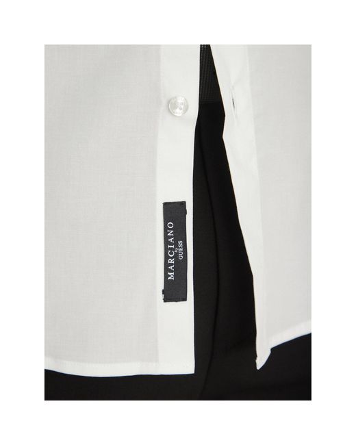 MARCIANO BY GUESS Hemd 1Gh402 4416Z Regular Fit in White für Herren