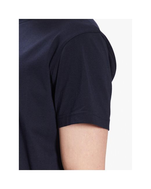Gant T-Shirt Tonal Shield 2003140 Regular Fit in Blue für Herren