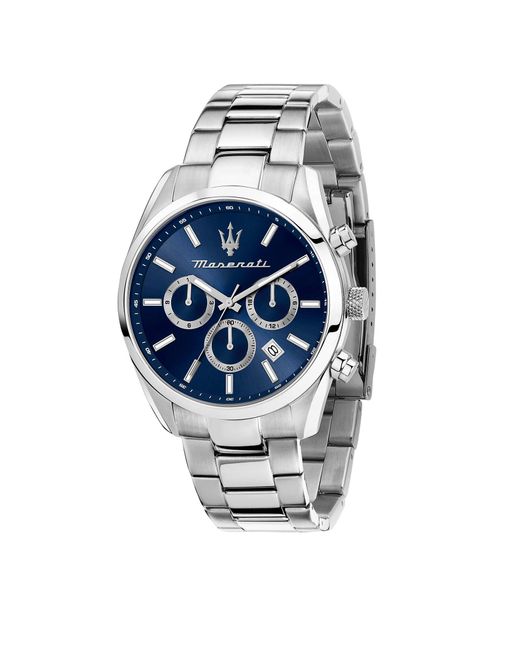 Maserati Uhr Attrazione R8853151005 in Metallic für Herren