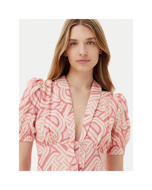 Silvian Heach Pink Sommerkleid Lapug Gpp25364Ve Regular Fit