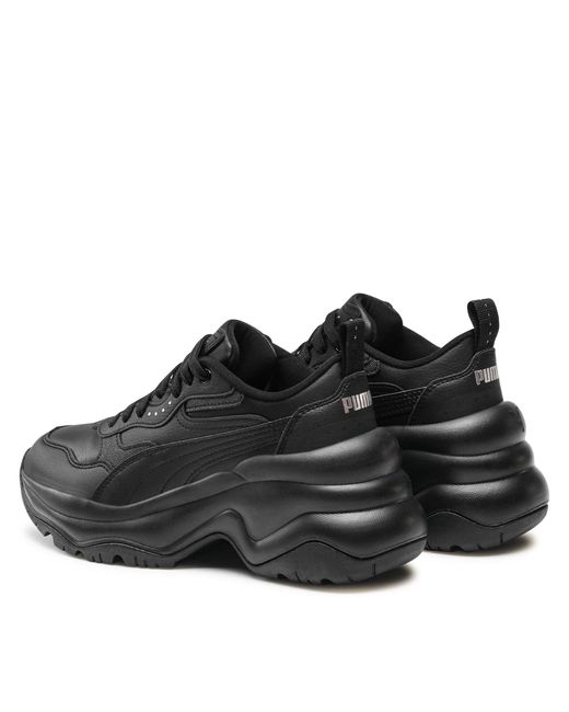 PUMA Black Sneakers Cilia Wedge 393915 03