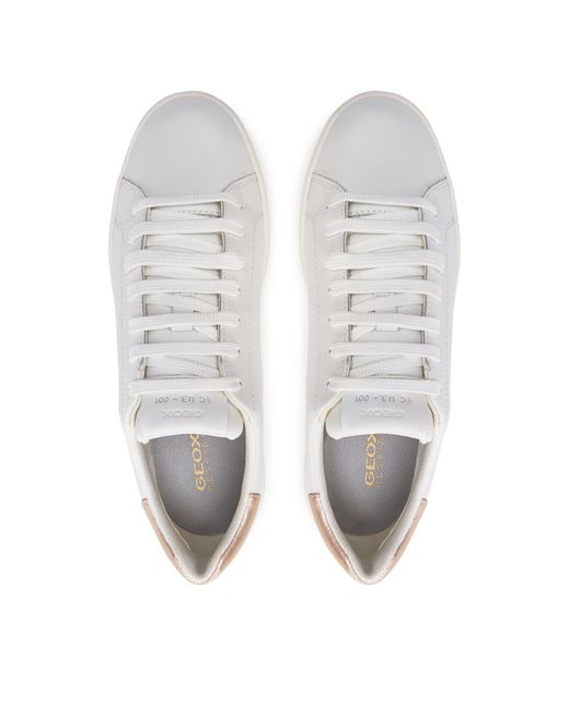 Geox White Sneakers D Spherica Ecub-1 D45Wea 09Bnf C1327 Weiß