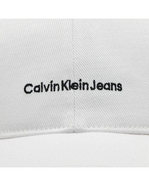 Calvin Klein Cap Inst Embro K50K512144 Weiß in White für Herren