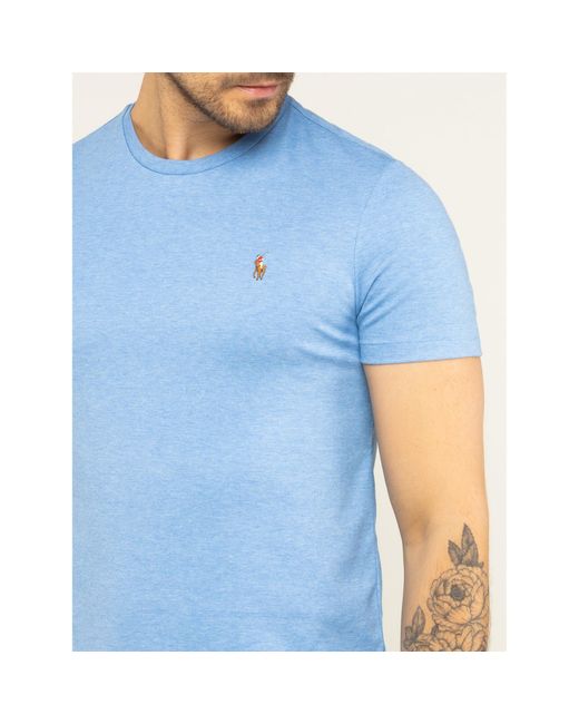 Polo Ralph Lauren T-Shirt 710740727 Slim Fit in Blue für Herren
