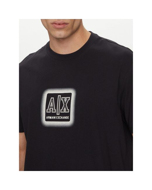 ARMANI EXCHANGE T-Shirt Xm000545 Af10361 Ub101 Regular Fit in Black für Herren