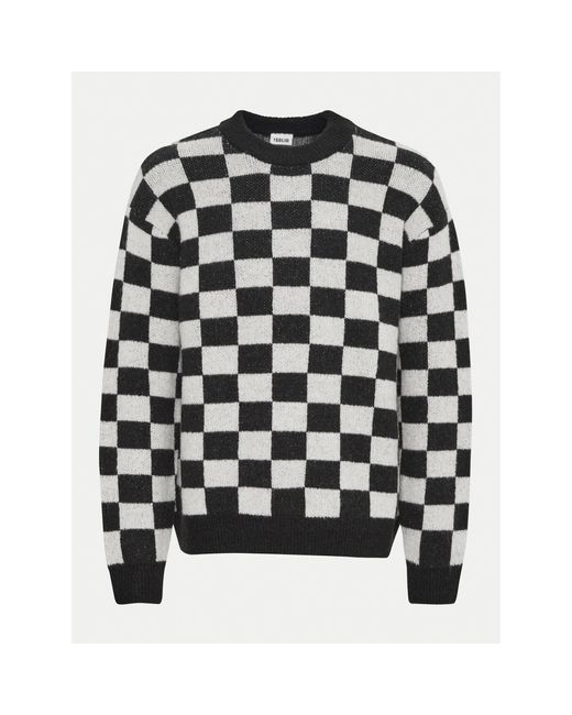 Solid Pullover Malloy 21108281 Regular Fit in Black für Herren