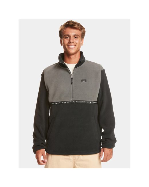 Quiksilver Fleecejacke Taped Off Otlr Eqyft04808 Regular Fit in Gray für Herren