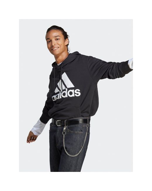 Adidas Sweatshirt Essentials French Terry Big Logo Hoodie Ic9363 Regular Fit in Blue für Herren