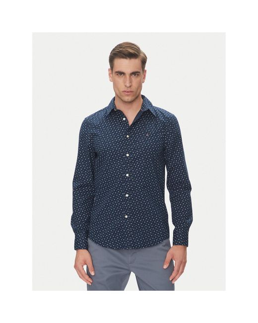Tommy Hilfiger Hemd Mw0Mw38559 Slim Fit in Blue für Herren