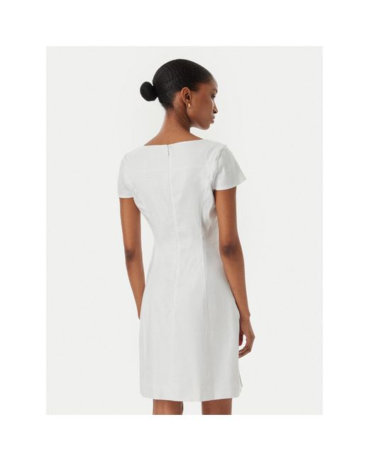 Guess White Sommerkleid W5Gk41 Wh5L2 Regular Fit