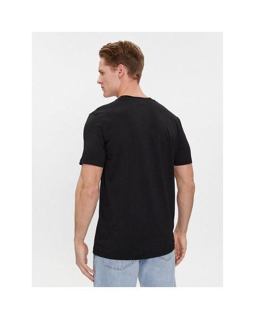 HUGO T-Shirt Detzington241 50508944 Regular Fit in Black für Herren