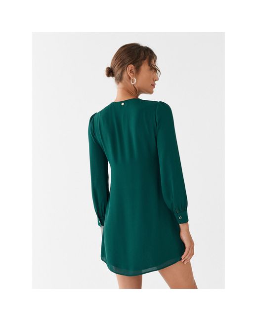 Liu Jo Green Kleid Für Den Alltag Mf3322 T0414 Grün Regular Fit
