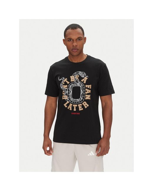 Adidas T-Shirt Overtime Spring Graphic Jm0291 Regular Fit in Black für Herren