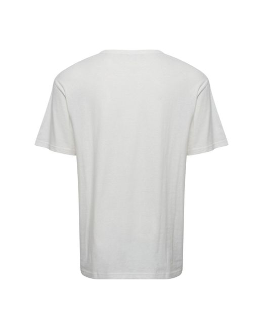Solid T-Shirt 21107874 Weiß Relaxed Fit in White für Herren