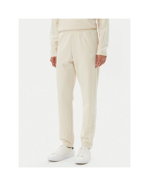 EA7 White Jogginganzug 7W000116 Af10443 U1079 Regular Fit