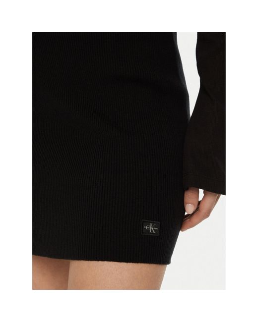 Calvin Klein Black Bleistiftrock J20J224865 Slim Fit