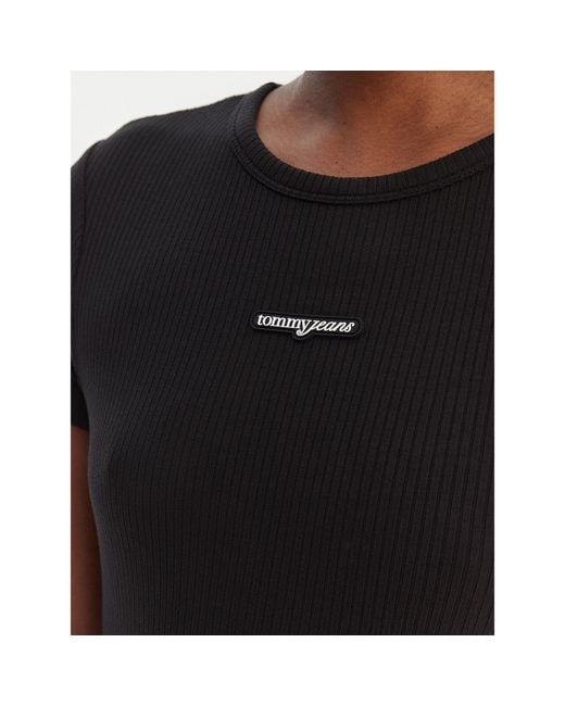 Tommy Hilfiger Black Kleid Für Den Alltag Dw0Dw22339 Slim Fit